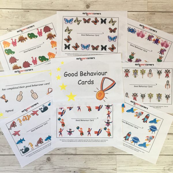135 Children's Good Behaviour Cards