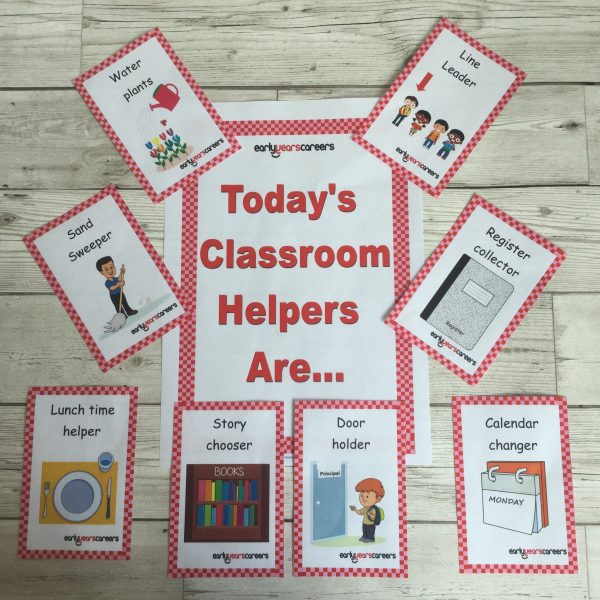 136 Classroom Helper Cards