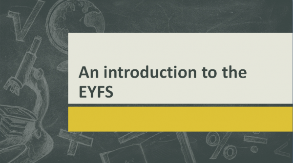179 An introduction to the EYFS Training PowerPoint