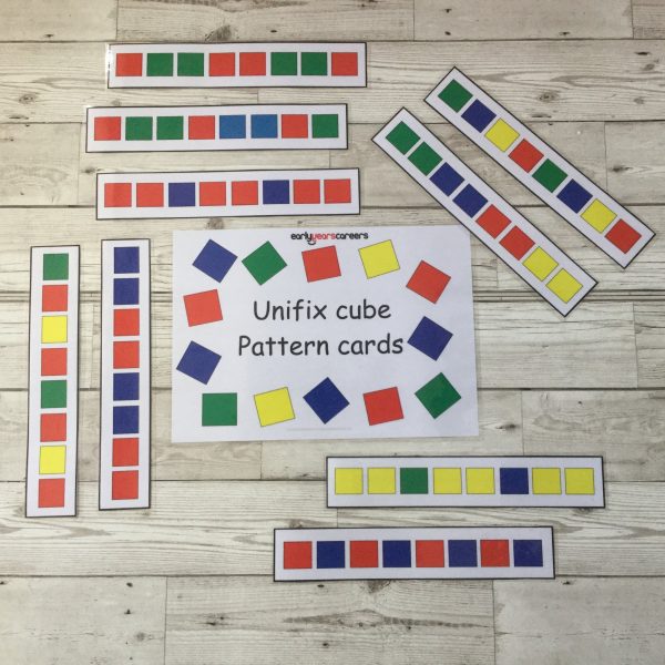 234 Unifix Cube Pattern Cards