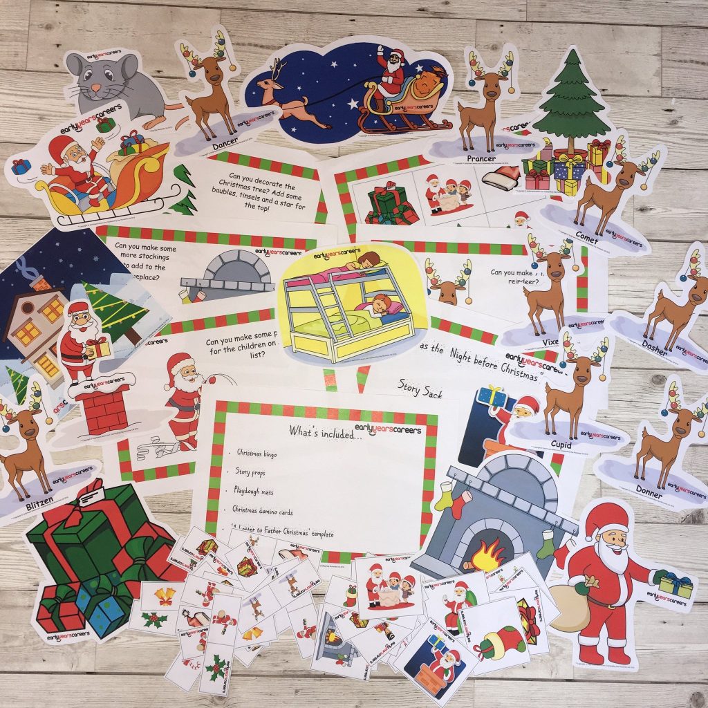 Twas The Night Before Christmas Story Sack Piggledots