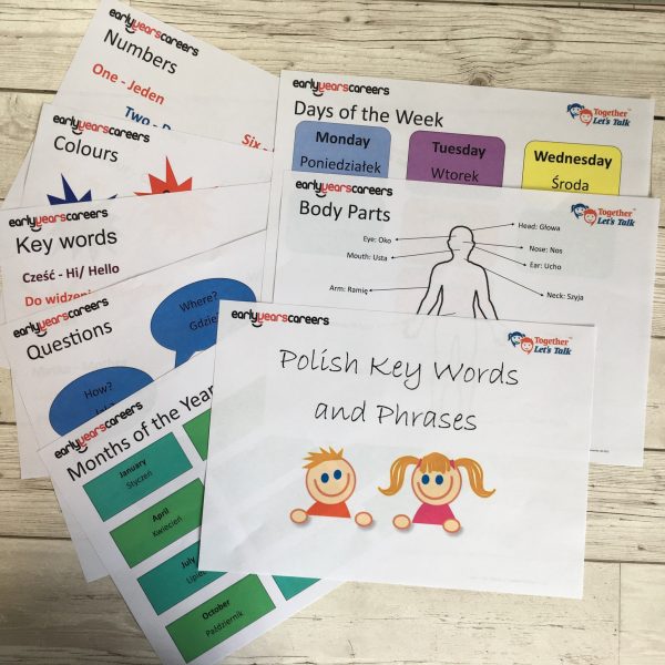237 Together Lets Talk Polish Key Words and Phrases Booklet