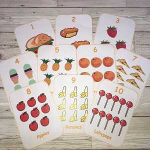 240 Number Food Flashcards