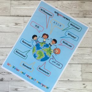 264 Around the World Welcome Poster