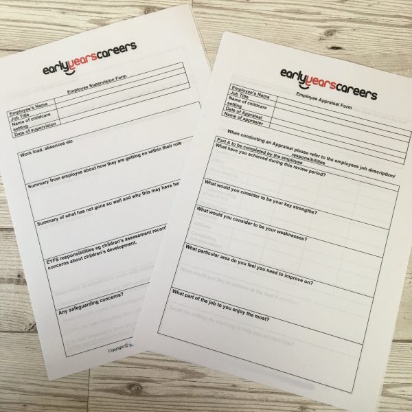 Appraisal and Supervision Form
