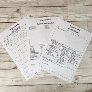 Child Observation Sheets 110